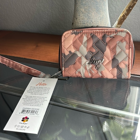 lug Handbags - Lug chipper wristlet in pink camo